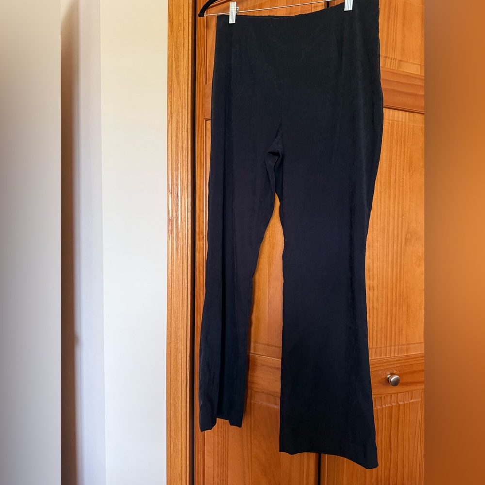 J. Jill Black Flare Pant Sleek Tailored Silhouette